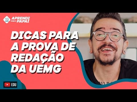 Thumbnail da aula: Tutorial e dicas sobre a prova de redação da UEMG