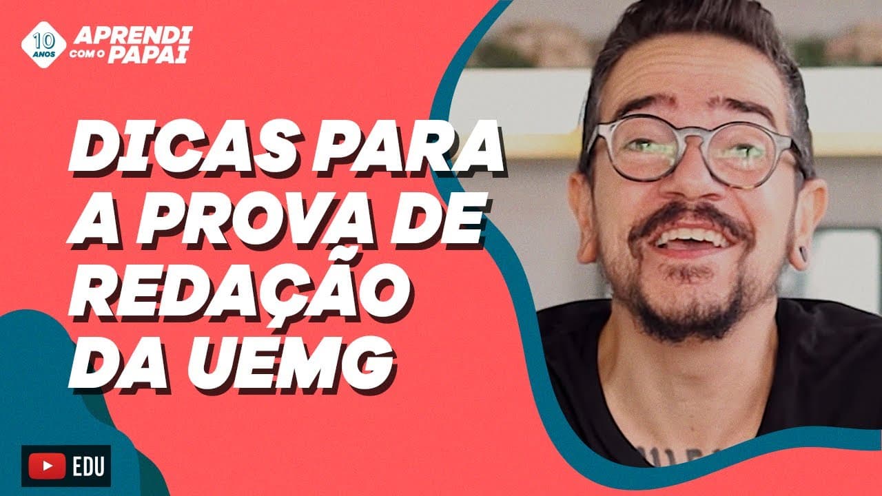Thumbnail: Tutorial e dicas sobre a prova de redação da UEMG