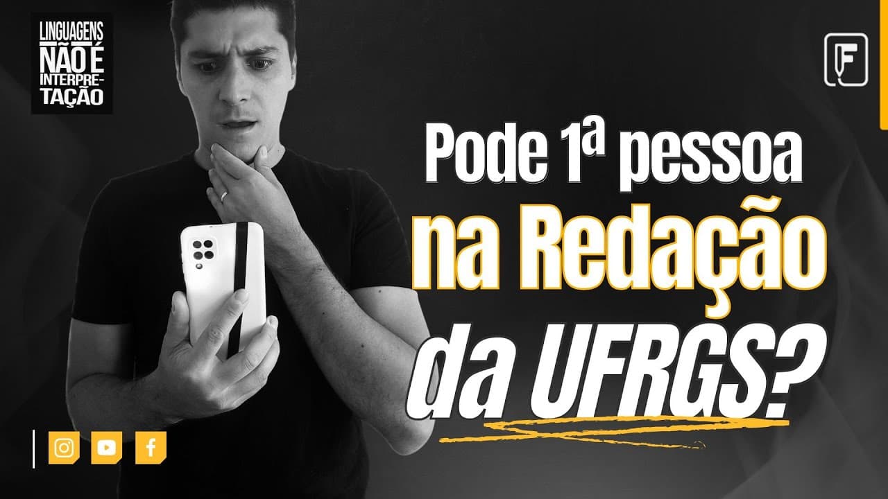 Thumbnail: Redação UFRGS - (uso da 1ªp na redação)