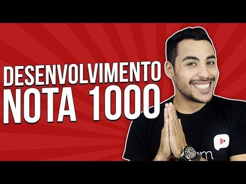Thumbnail da aula: COMO FAZER UM BOM DESENVOLVIMENTO NA REDAÇÃO DO ENEM | Prof. Romulo Bolivar