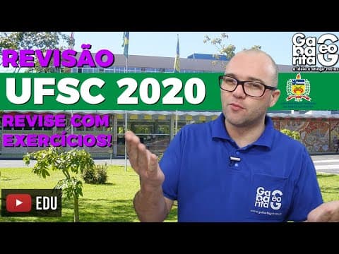 Thumbnail da aula: REVISÃO UFSC 2020 - Geografia | Revise com Exercícios