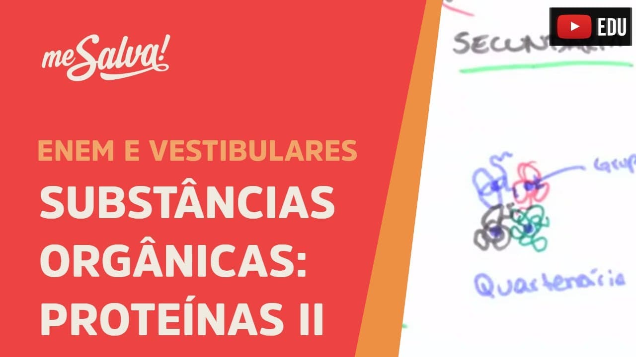 Thumbnail: Me Salva! CIT09 - Citologia - Substâncias orgânicas: Proteínas II