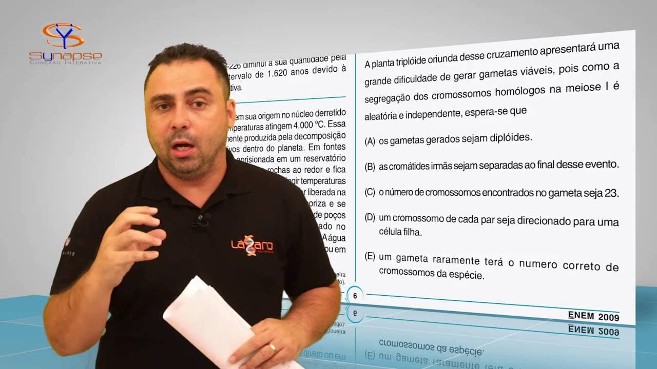 Thumbnail: COMENTANDO O ENEM 2009 EPISÓDIO 15   QUESTÃO 20