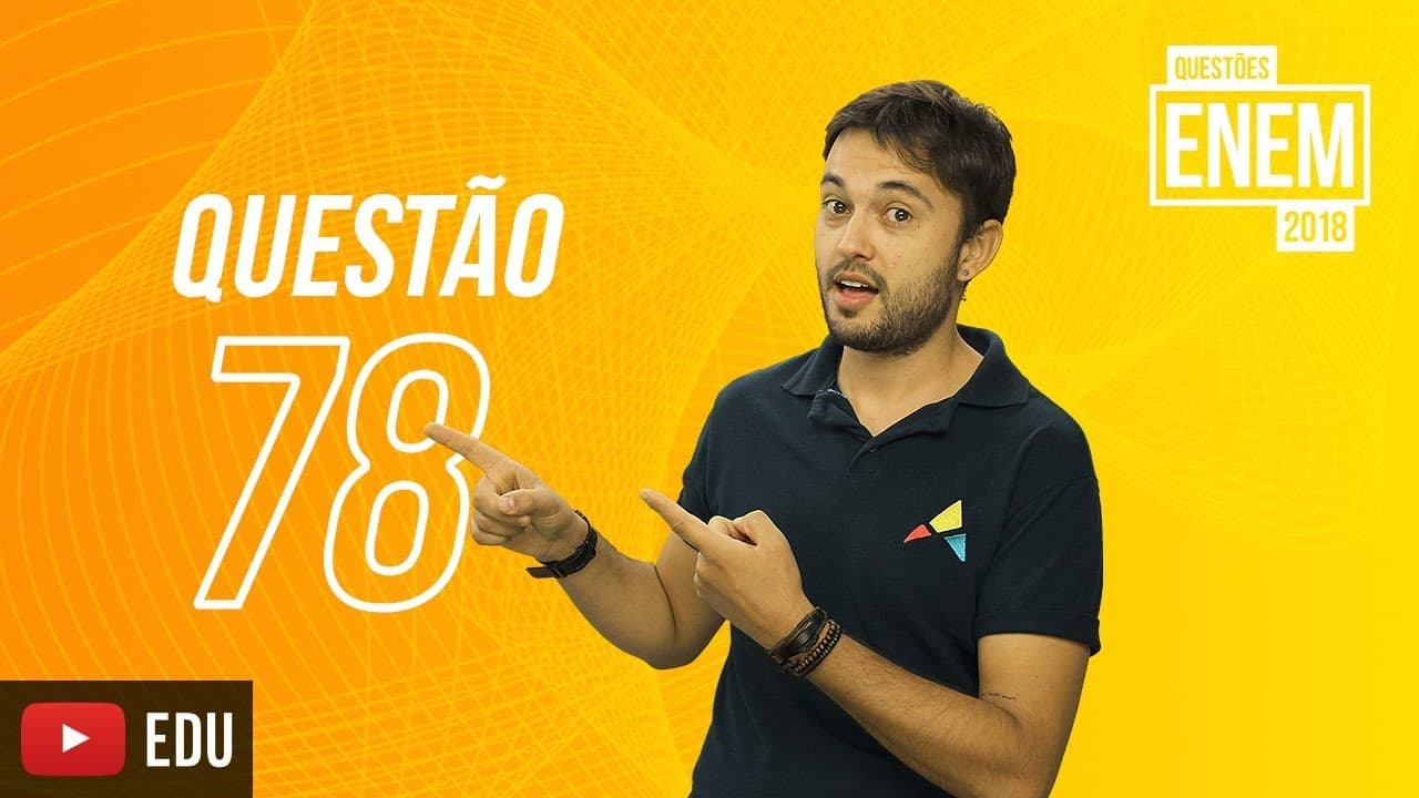 Thumbnail: ENEM 2018 | Agricultura Ecológica | questão 78 (caderno amarelo)