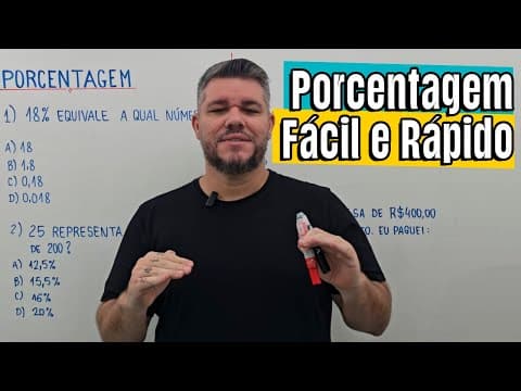 Thumbnail da aula: Porcentagem explicada em exercícios