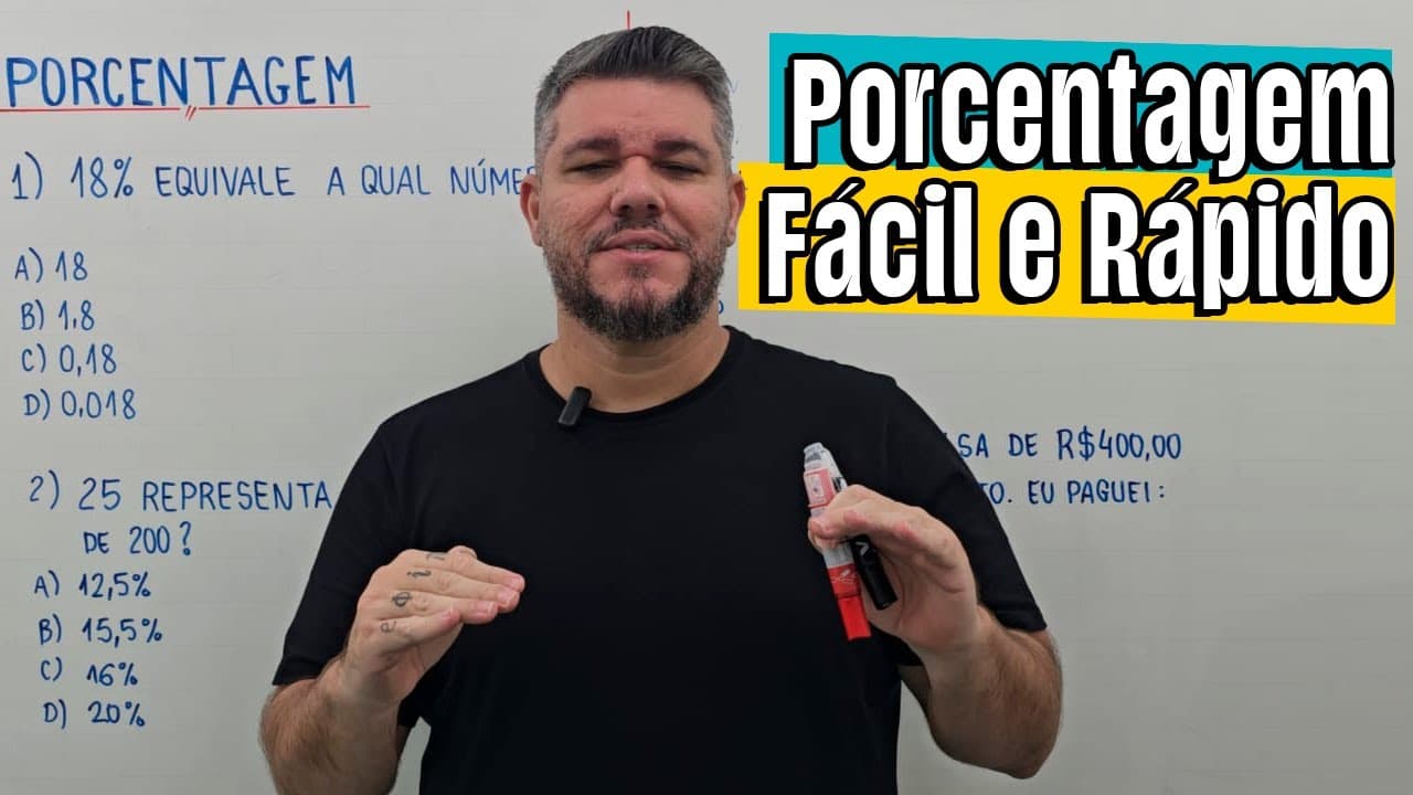 Thumbnail: Porcentagem explicada em exercícios