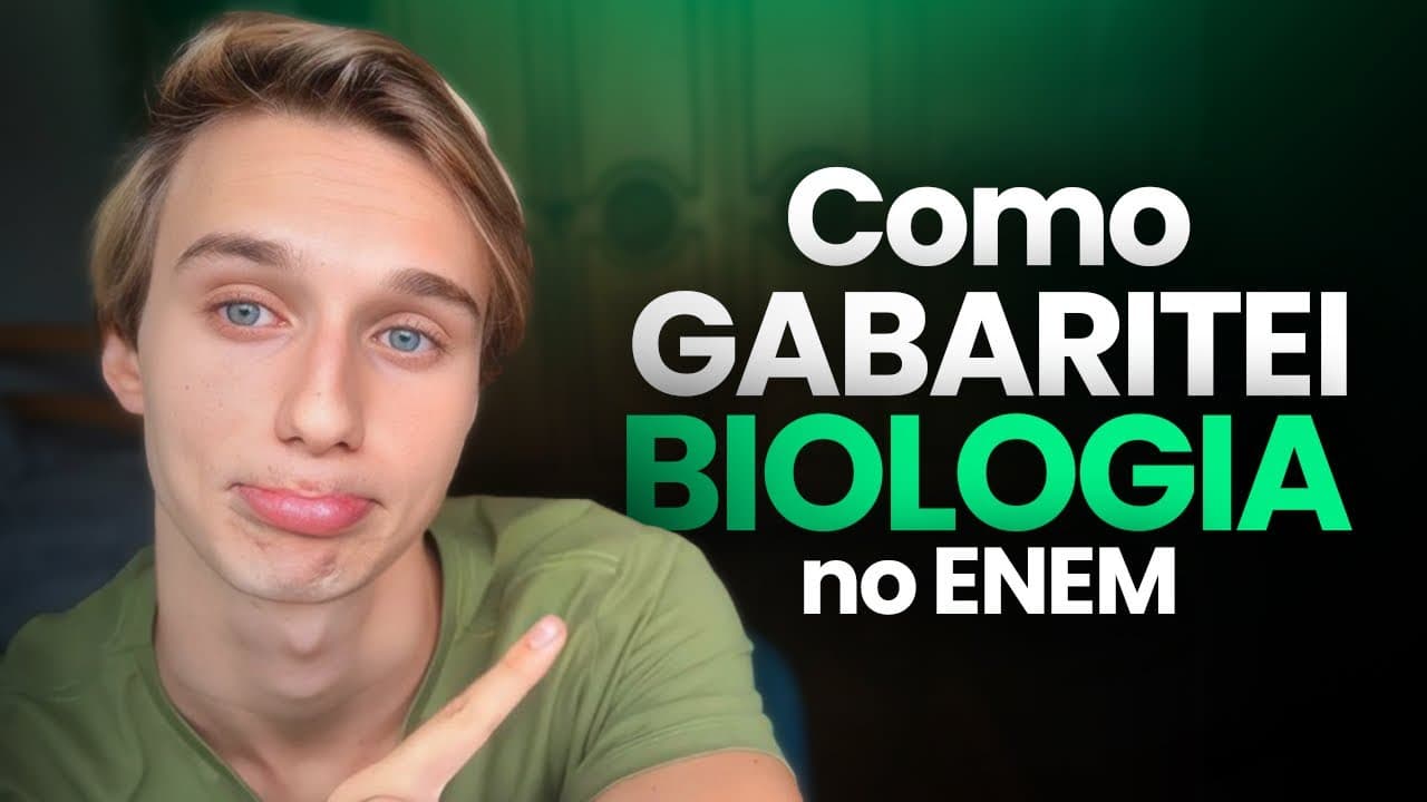 Thumbnail: Como GABARITEI BIOLOGIA no ENEM | Marcos Vasconcellos