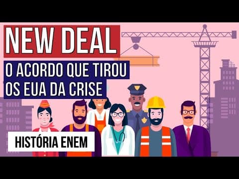 Thumbnail da aula: NEW DEAL: o acordo que tirou os EUA da crise | História para o Enem | Jean Miranda