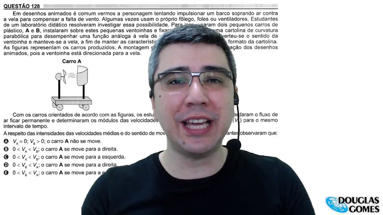 Thumbnail: ENEM 2018 Azul Natureza Questão 128