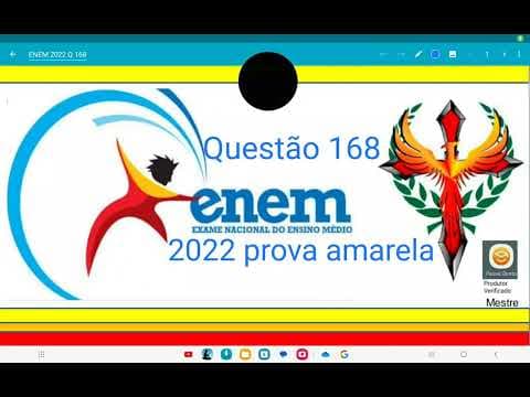 Thumbnail da aula: ENEM 2022 questão 168, Uma instituição de ensino superior ofereceu vagas em um processo seletivo