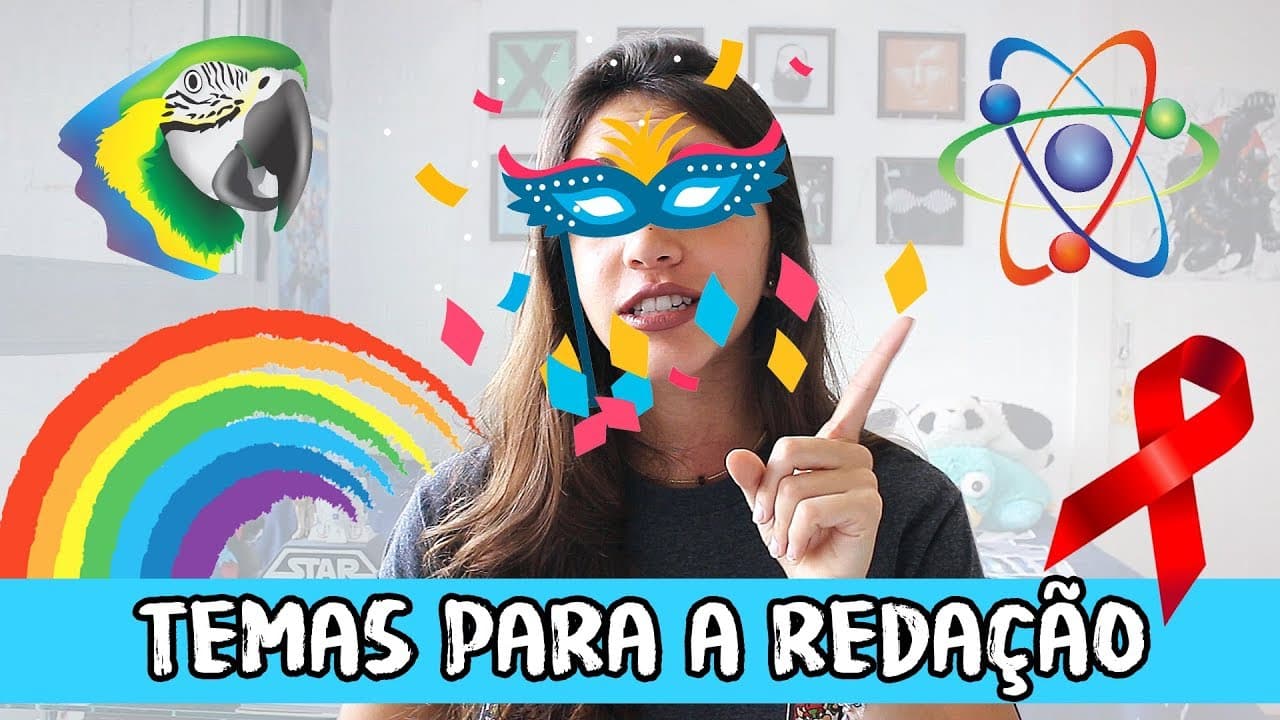 Thumbnail: ÚLTIMO VÍDEO DE TEMAS ATÉ O ENEM 2018 - Débora Aladim