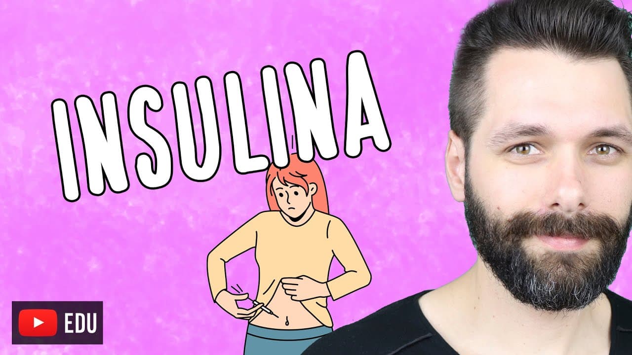 Thumbnail: INSULINA e DIABETES Tipo 1 e 2 | Biologia com Samuel Cunha