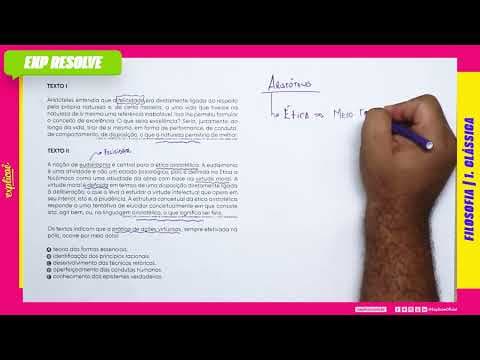 Thumbnail da aula: TEXTO I ARISTOTELES ENTENDIA QUE A FELICIDADE ERA DIRETAMENTE LIGAD (...) |  1.  FILOSOFIA CLÁSSICA