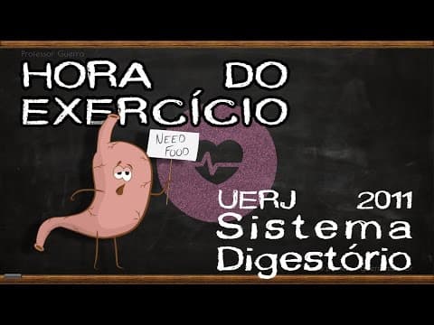 Thumbnail da aula: Sistema digestório - UERJ 2011