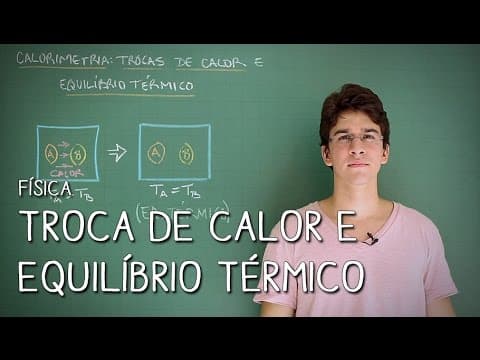 Thumbnail da aula: Troca de calor e Equilíbrio Térmico - Física | Descomplica