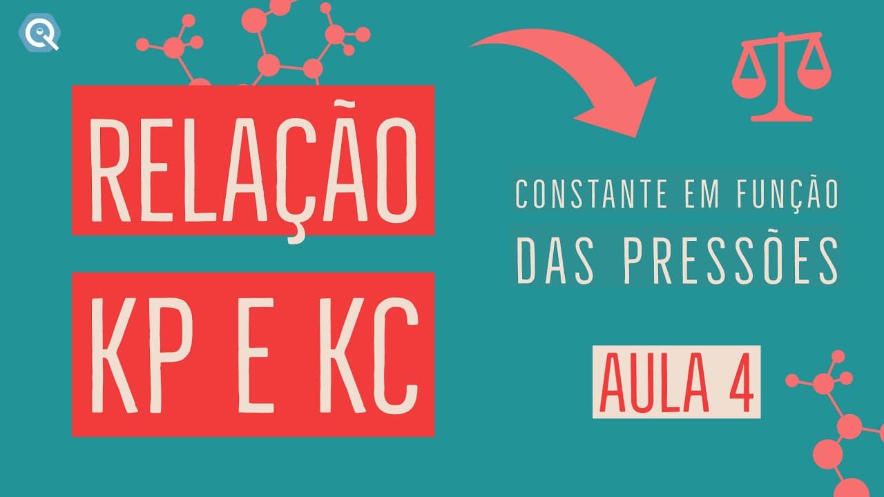 Thumbnail: Relação entre Kc e Kp | Constante de Equilíbrio | Equilíbrio Químico | Aula 4