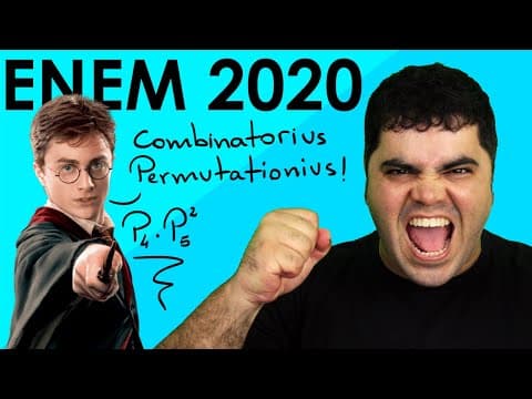 Thumbnail da aula: 🧹 Questão 163 do HARRY POTTER do ENEM 2020 Matemática | Nos livros Harry Potter, um anagrama do nome