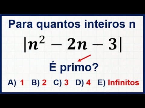 Thumbnail da aula: 💟 Números Primos - A Matemática é LINDA! #29 💟