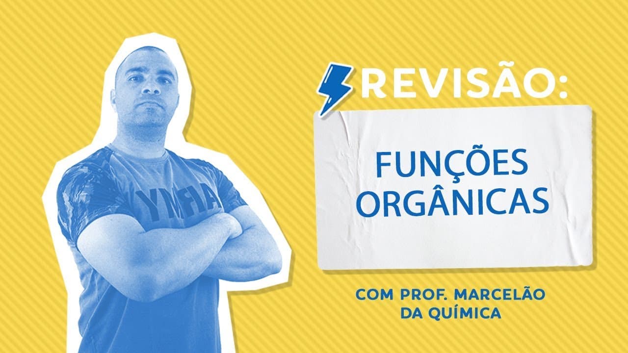 Thumbnail: REVISÃO DE FUNÇÕES ORGÂNICAS (em Exercícios) - Revisão de Prova - Prof. Marcelão