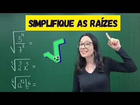 Thumbnail da aula: SIMPLIFICAÇÃO DE RAIZ