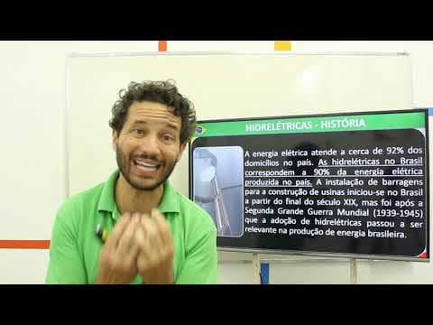 Thumbnail da aula: Geografia - Energia Hídrica: usinas hidrelétricas no Brasil