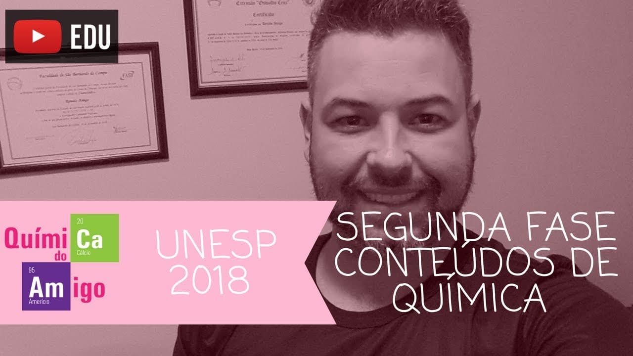 Thumbnail: Química na UNESP 2018 - 2ªFase
