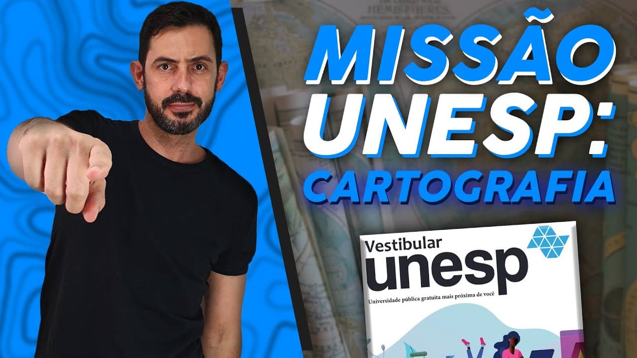 Thumbnail: MISSÃO UNESP - CARTOGRAFIA || PROF.VARETA {GEORAIZ}
