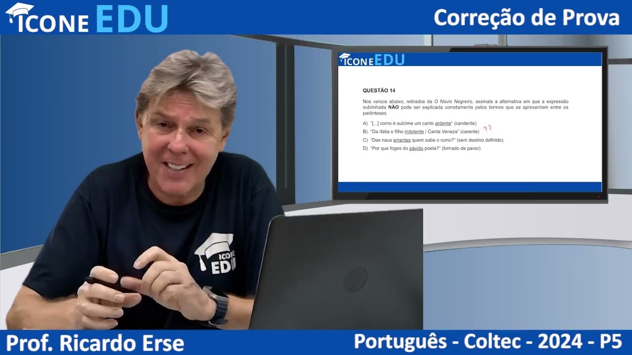 Thumbnail: COLTEC-UFMG 2024 - PORTUGUÊS  P5