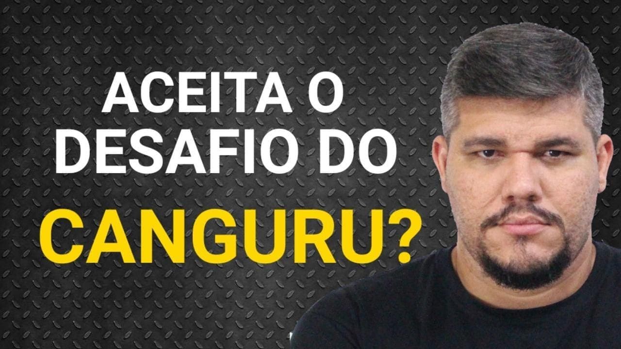 Thumbnail: 🔺 Desafio de Matemática #1 -  Canguru de Matemática Brasil