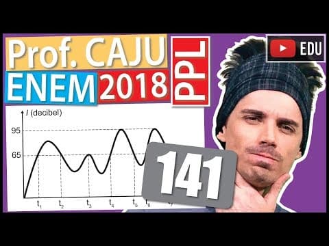 Thumbnail da aula: [ENEM 2018 PPL] 141 📓 INTERPRETAÇÃO DE GRÁFICOS De acordo com a Organização Mundial da Saúde