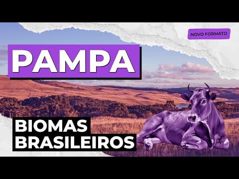 Thumbnail da aula: BIOMAS BRASILEIROS: Pampa | Biologia para o Enem e o Encceja | Cláudia de Souza Aguiar