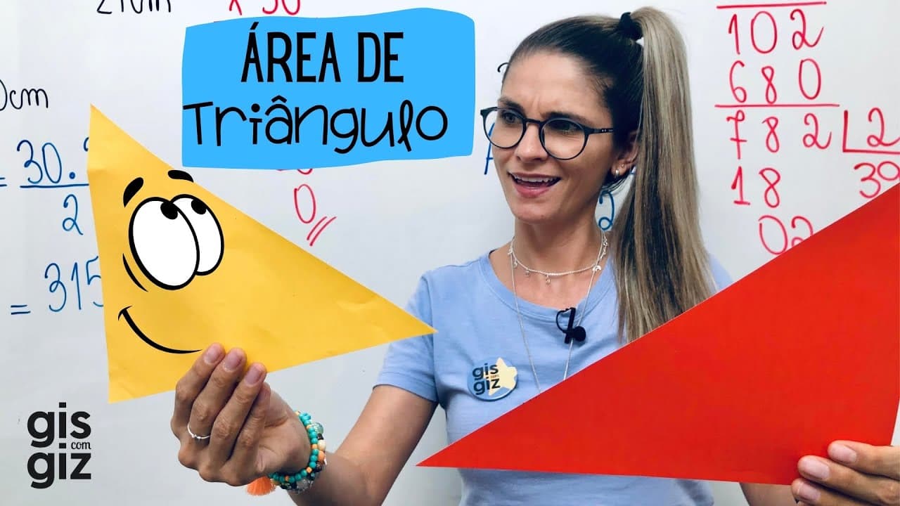 Thumbnail: ÁREA DO TRIÂNGULO | ÁREA DE FIGURAS PLANAS | \Prof. Gis/