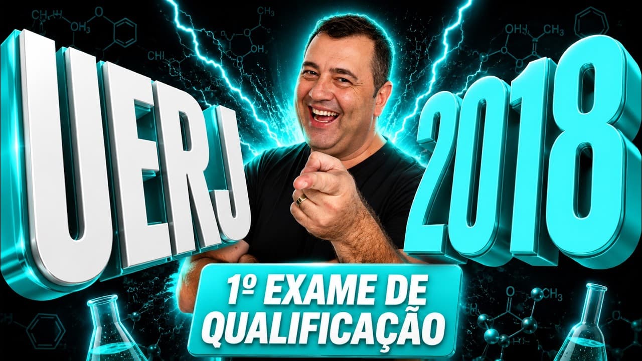 Thumbnail: 💡 UERJ 2018 | A cromatografia é uma técnica de separação de substâncias orgânicas