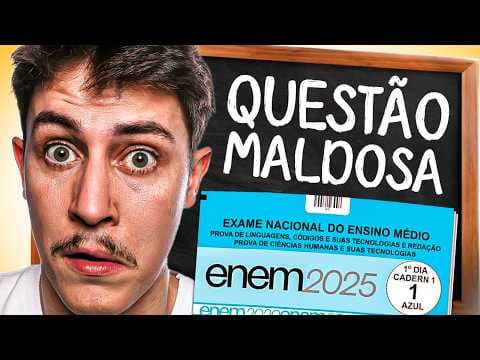 Thumbnail da aula: A questão de FÍSICA + difícil do ENEM 2025