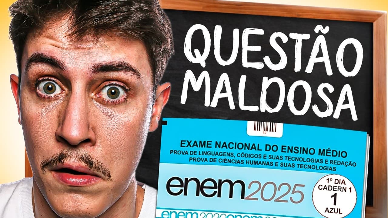 Thumbnail: A questão de FÍSICA + difícil do ENEM 2025