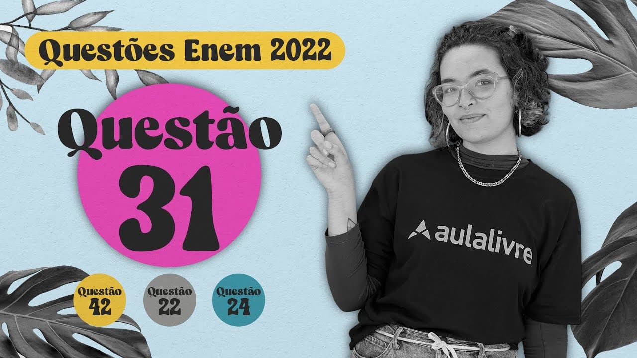 Thumbnail: ENEM 2022 I Adequação das linguagens I Questão 31