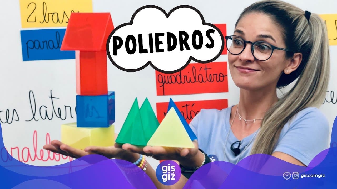 Thumbnail: POLIEDROS | GEOMETRIA ESPACIAL|  \Prof. Gis/