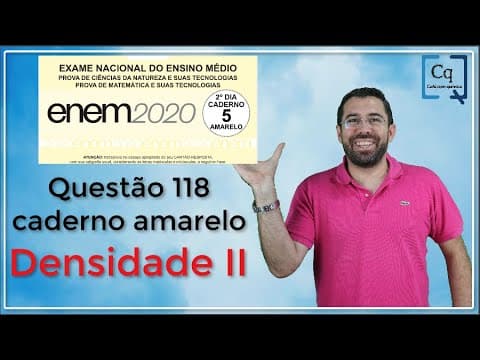 Thumbnail da aula: Resolução ENEM 2020  - Química -  questão 118 caderno amarelo