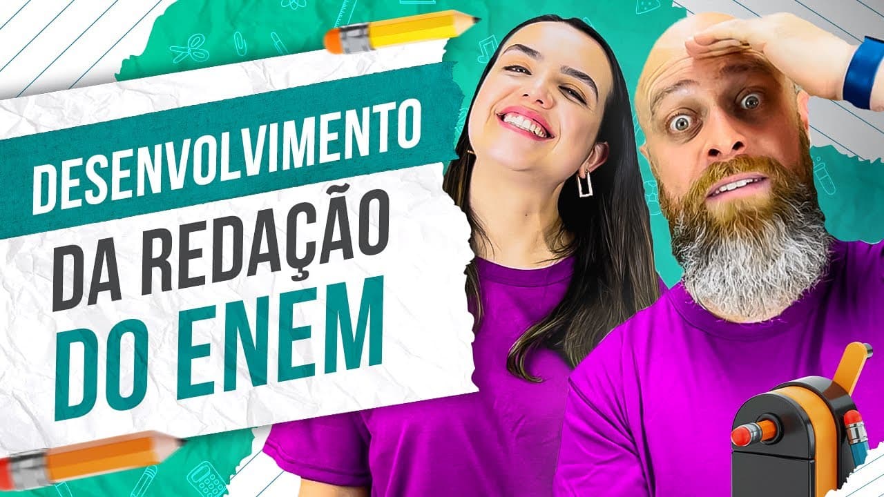 Thumbnail: Parágrafo de DESENVOLVIMENTO na redação do Enem [Prof. Noslen]