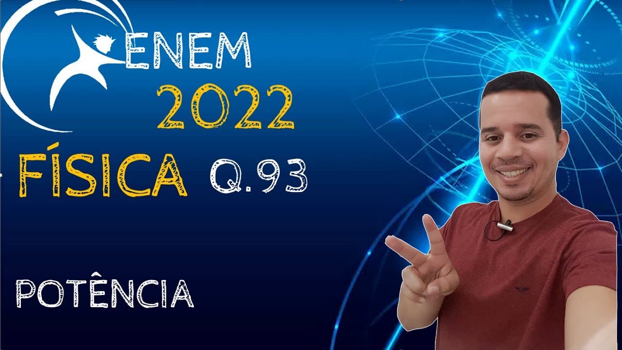Thumbnail: ENEM 2022 | QUESTÃO 93 | FÍSICA