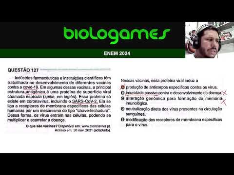Thumbnail da aula: ENEM 2024 - PROVA VERDE - Questão 127