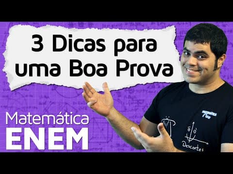 Thumbnail da aula: 3 DICAS PARA FAZER UMA BOA PROVA DO ENEM com Nerckie e Ivys Urquiza