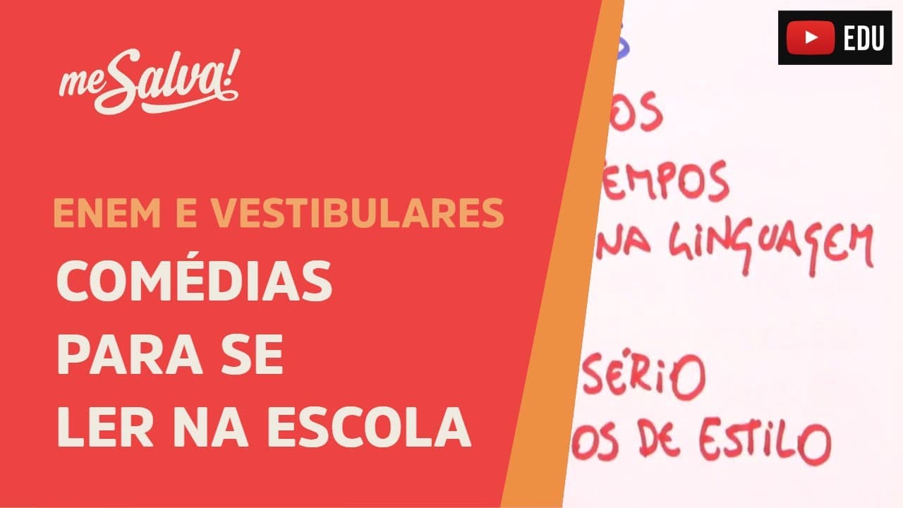 Thumbnail: Comédias para se ler na escola - Leituras Obrigatórias UFSC - Me Salva!