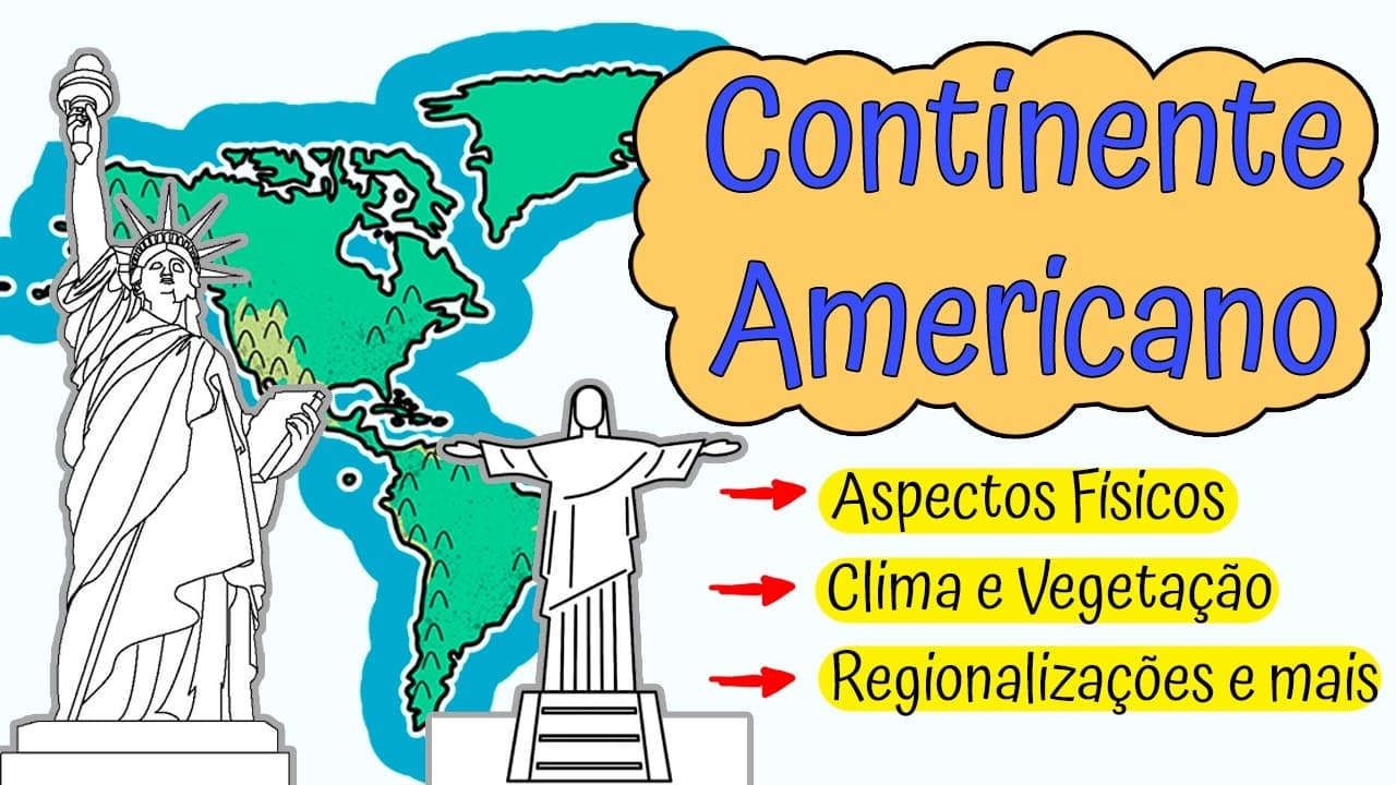 Thumbnail: Continente Americano - Aspectos Físicos, Naturais e Humanos (Geografia)