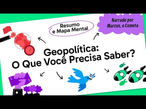 Thumbnail da aula: 🌍 GEOPOLÍTICA MUNDIAL - PARTE 1 | Quer Que Desenhe