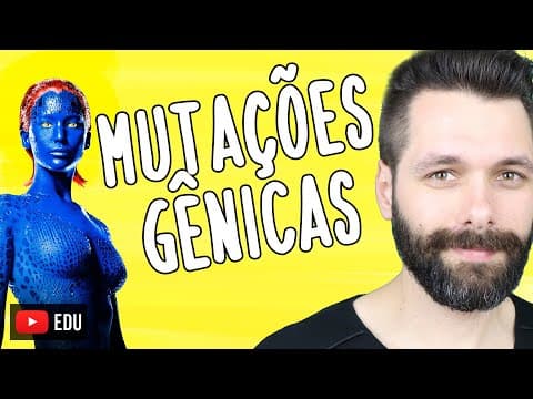 Thumbnail da aula: MUTAÇÕES GÊNICAS - Tipos de Mutação - Genética | Biologia com Samuel Cunha