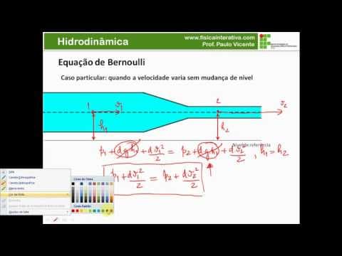 Thumbnail da aula: Hidrodinâmica - Equação de Bernoulli