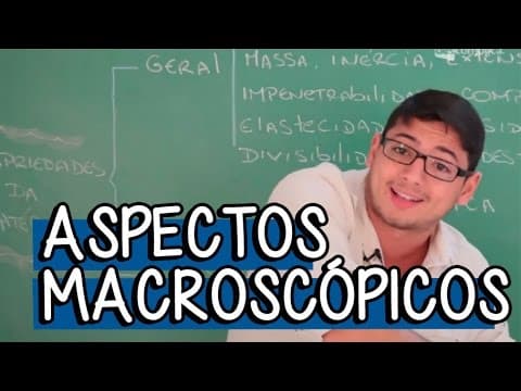 Thumbnail da aula: Aspectos Macroscópicos: Matéria, Corpo e Objeto - Extensivo Química | Descomplica