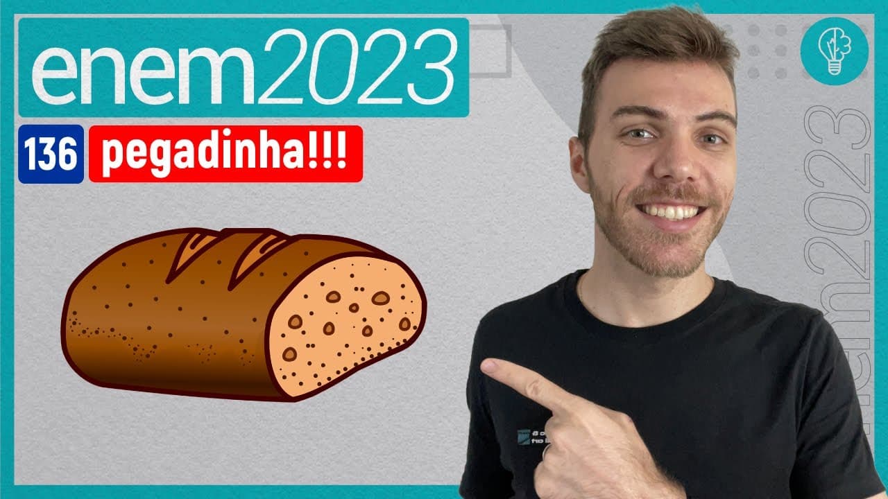 Thumbnail: ENEM 2023 - Alguns estudos comprovam que os carboidratos fornecem energia ao corpo...- ARITMÉTICA