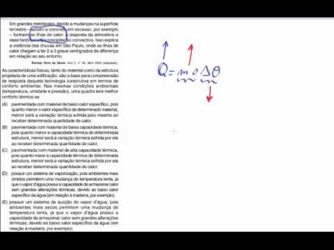 Thumbnail da aula: Resolução questão Enem 2009 Física
